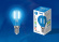 лампа декоративная шар  G45 Синий 5.0W UL-00002989 LED-G45-5W/BLUE/E14 GLA02BL