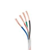 Шлейф питания ARL-20AWG-CLEAR-4Wire-CU-Double 040594 для RGB лент