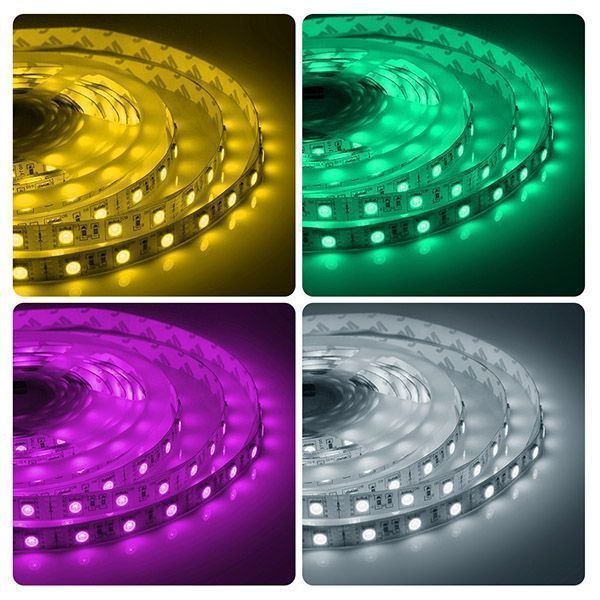 Светодиодная лента RGB 5050 12V  7.2W/m 30Led/метр 00-38 Стандарт IP20 Светодиодная лента RGB 5050 12V  7.2W/m 30Led/метр 00-38 Стандарт IP20