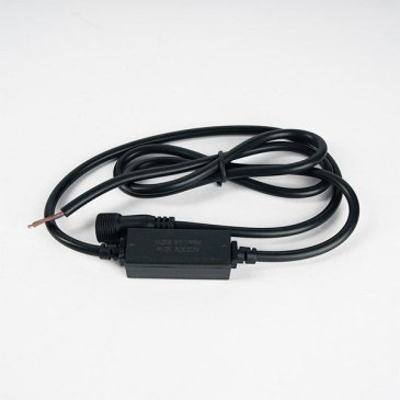 Блок питания для гирлянд PC-B-1.5M-6A/WP ALEDUS 6 А, 1.5 м, универсальный,чёрный, без вилки