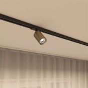 Трековый светильник однофазный  15W SOLID TUBE DK6201-BG под лампу GU5.3 IP20 на шинопровод золотой
