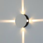 светильник  5W Белый дневной GW-A131-4-5-BL-NW 220V круглый накладной  черный