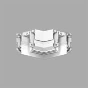 Соединитель для однофазного шинопровода SMART ONE TR2026-WH угловой белый
