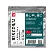 Светодиодная лента Белый дневной COB 24V 14W/m 528Led/метр ELFLED-528COB-8FCut-nw-24 4000-4500K IP20