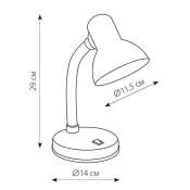 светильник настольный без лампы TLI-224 E27 09414 фиолетовый