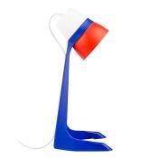 светильник настольный без лампы ULO-K22 D-E14-A WHITE-BLUE-RED UL-00010040 триколор
