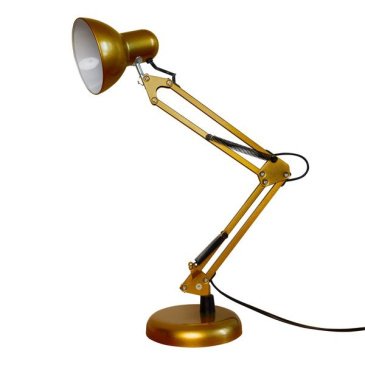 светильник настольный без лампы TLI-221  E27 UL-00011103 на струбцине золотой