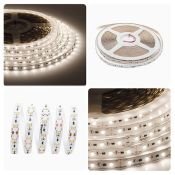 Светодиодная лента Белый теплый 2835 12V  14.4W/m  60Led/м герм 00-11 IP65