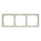 Рамка пластик 3 поста Arlight FRM-NOBE-SFPL-3-CA 059458 кашемир