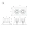 Встраиваемый светильник  24W Белый теплый 057760 MS-VORTEX-BUILT-S170x90-2x12W (WH-WH, 20 deg, 230V) IP20 поворотный прямоугольный белый