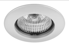 Встраиваемый светильник без лампы TESO FIX MR16/HP16 011070 GU5.3  круглый белый