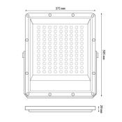 прожектор Белый 300W UL-00012762 ULF-F51D-300W-6500K IP65 200-240V GREY 90deg
