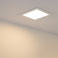 Встраиваемый светильник-панель  21W Белый теплый  020137 DL-225x225M-21W 220V IP20 квадратный белый