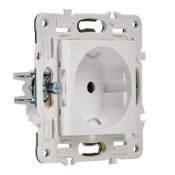 Штепсельная розетка встраиваемая IEK SKANDY 16А SK-R14-16-K01 SK-R04W с з/к без з/ш арктический белый