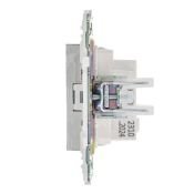 Штепсельная розетка встраиваемая IEK SKANDY 10А SK-R13-10-K50 SK-R01N без з/к с з/ш металл никель