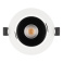 Встраиваемый светильник  12W Белый дневной 033659 MS-FORECAST-BUILT-TURN-R102 IP20  круглый белый с черной вставкой