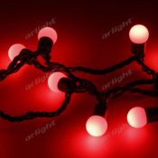 гирлянда фигурная  7W Красный 025580 ARD-BALL-CLASSIC-D17.5-10000-BLACK-100LED 230V IP65