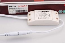 Встраиваемый светильник-панель  18W Белый дневной  020115 DL-192M-18W 220V IP40 круглый белый