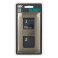 Рамка металлическая 2 поста IEK SKANDY SK-M22-M-K50 SK-F32N никель