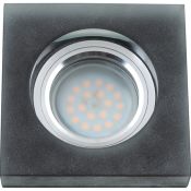 Точечный светильник Luciole без лампы UL-00000364 DLS-L111 GU5.3 CHROME/MATT BLACK c LED подсветкой квадратный встраиваемый Распродажа!
