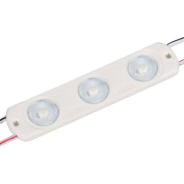 Светодиодный модуль герметичный 3led Белый теплый  2835smd 12V линейный с линзой 029681(1) CRAFT-2835-3-12V