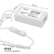 сетевой адаптер (AC-DC)  12V  6.0A 72W 03-21 Apeyron белый корпус с выключателем IP44