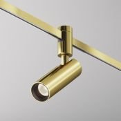 Трековый светильник 12W Белый дневной TR144-1-12W4K-W-BS Фокус / Focus Led Flarity IP20 латунь