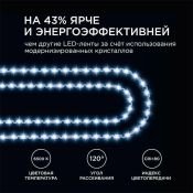 Светодиодная лента змейка Белый 2835 24V  8W/m 60Led/метр 00-351 Стандарт 6мм Светодиодная лента змейка Белый 2835 24V  8W/m 60Led/метр 00-351 Стандарт 6мм