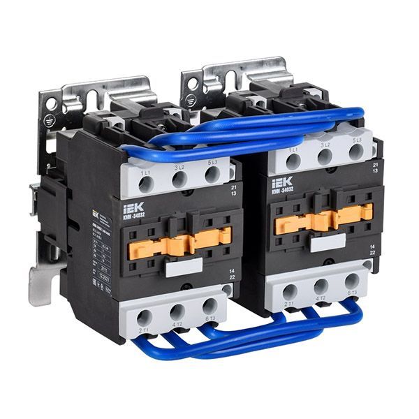 Контактор 40А 230VAC/АС3 КМИ-34032 контакт 2NO/2NC  KKM33-040-230-22-1 IEK
