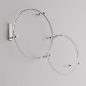 Шинопровод круглый 650мм Flarity TRX154-R-D650-PT платина