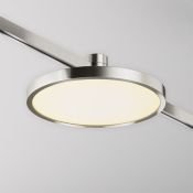 Трековый светильник 10W Белый теплый TR153-1-10W3K-PT Плато / Plato Flarity IP20 платина