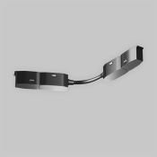 Коннектор питания радиусный TRA034CS-B Exility черный