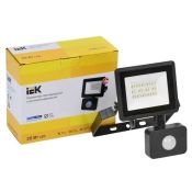 прожектор Белый  20W СДО 06-20Д LPDO602-20-65-K02 с датчиком движения IP54 220В черный