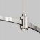 Шинопровод круглый 800 мм Flarity TRX154-R-D800-PT платина