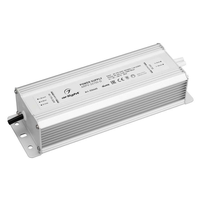 Блок питания (AC-DC) 24V 150W 026665 ARPV-24150-D герм IP67 металл