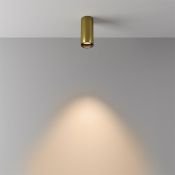 Накладной светильник  12W Белый теплый C056CL-L12W3K-W-BS Фокус/FOCUS 220V цилиндр латунь