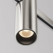 Трековый светильник 5W Белый теплый TR143-1-5W3K-W-PT Фокус / Focus Led Flarity IP20 платина