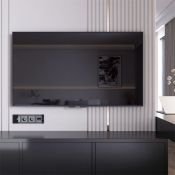 ТВ-розетка встраиваемая оконечная  WERKEL W1183048 черный акрил