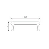 Экран SL-LINE-W16-2000 BLACK призма 063965