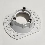 Встраиваемый светильник без лампы HOKASU FocusEdgeless (MR16/GU10) - White круглый белый