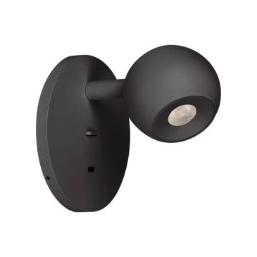 светильник  6W Белый теплый 058480 SP-OTTORI-WALL-CHARGE (WH, 30 deg, 230V, USB-C) круглый накладной черный