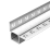 алюминиевый профиль FANTOM-W20-H20-EDGE-2000 ANOD 054184