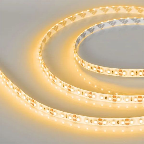 Светодиодная лента Желтый 2835 12V  9.6W/m 120Led/метр герм (силикон) 014883(2)  RTW-SE-A120  LUX IP65