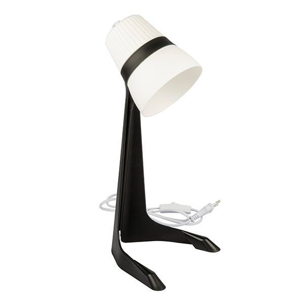 светильник настольный без лампы ULO-K22 D-E14-A BLACK-WHITE UL-00009541 черный/белый