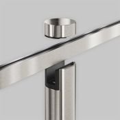Трековый светильник 2W Белый теплый TR145-1-3W3K-W-PT Скольжение / Skim Flarity IP20 платина