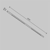 Светильник 24W Белый теплый/белый C101CL-L1000-24W3-6K-B Точки / Points Axity IP20 чёрный
