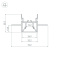 Архитектурный алюминиевый профиль KLUS FOLED-CEIL-CENTER-2000 023863