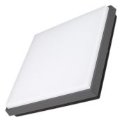 светильник  30W Белый теплый 029953 LGD-AREA-S300x300 220V IP54 квадратный накладной серый