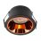 Встраиваемый светильник без лампы DENKIRS DK2410-BK GU10/GU5.3 черный/медный круглый