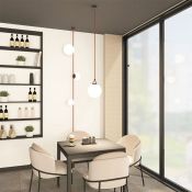 Трековый светильник  15W Белый теплый BELTY ORB DK5555-BK IP20 на шинопровод белый/черный